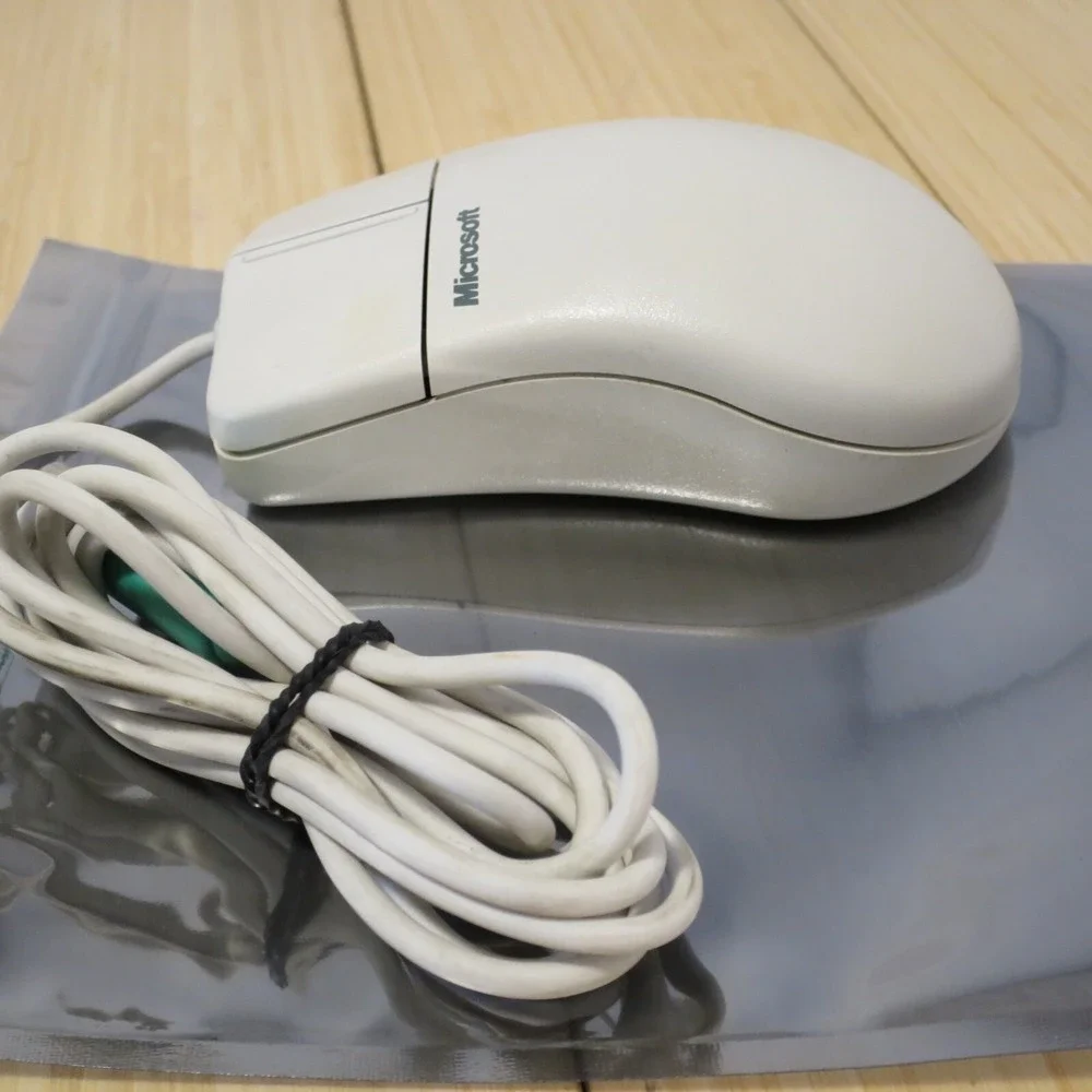 2 Button Microsoft Mouse Port Compatible PS2 Mouse 2.1A PN X03-68761 - Tested 13